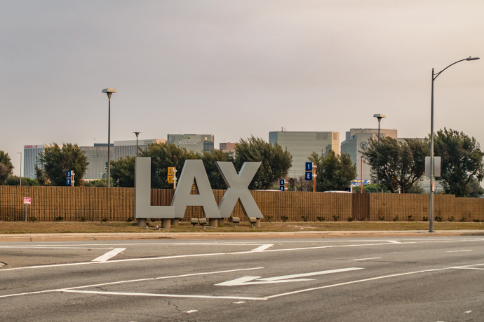 Los Angeles Airport (IATA: LAX) is the busiest airport in California.